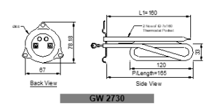 Washware Heater Element