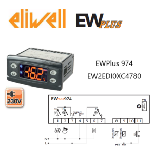 Eliwell Brand Ewplus Temperature Controllers