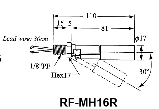High Temperature Metal (SUS316) Mini Float Switch - Image 3