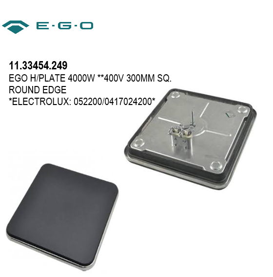 Square Rounded Edge with Outer Rim Hotplate 300 X 300 - Image 7