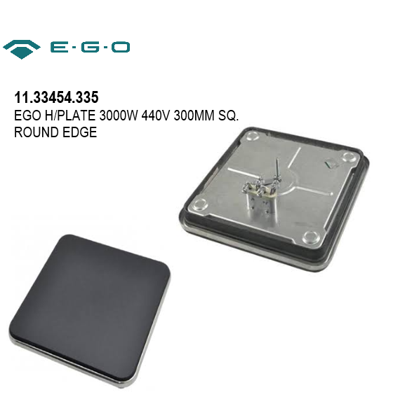 Square Rounded Edge with Outer Rim Hotplate 300 X 300 - Image 8