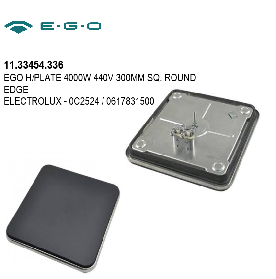 Square Rounded Edge with Outer Rim Hotplate 300 X 300 - Image 9